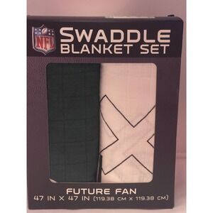 Future Jets Fan, Swaddle Baby Blanket, 100% Cotton Muslin In‎ Box bin-p
